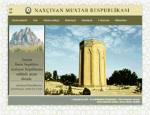 Tablet Screenshot of nakhchivan.preslib.az